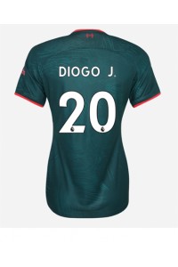 Liverpool Diogo Jota #20 Voetbaltruitje 3e tenue Dames 2022-23 Korte Mouw